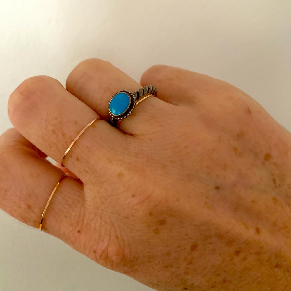 Vintage Genuine Turquoise Ring